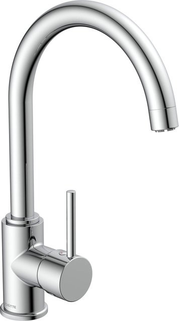Schütte Spültischarmatur Casalla Niederdruck Einhebelmischer aus Messing in Chrom Silber - Bild 1