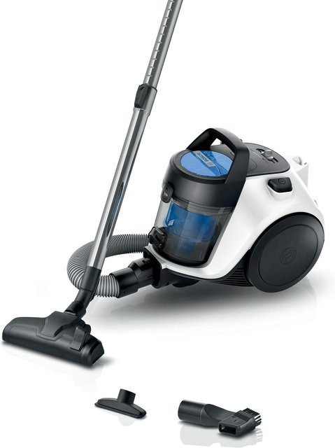 Bosch Serie 2 Bodenstaubsauger BKS05MWHT, weiß, beutellos mit waschbarem Filter - Bild 1