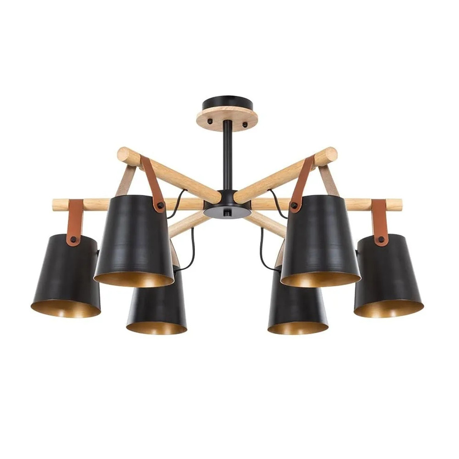 ARTE LAMP LED Deckenleuchte in Schwarz im skandinavischen Design aus Metall - Bild 2