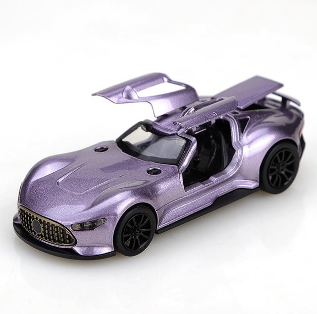 Benc-Vision Supercar Spielzeugauto, Maßstab 1:43, Metall-Druckguss, Rückziehmotor-Funktion - Bild 1