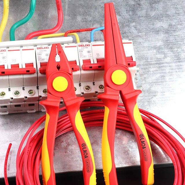 LAOA Isolierte Elektriker-Spitzzange 1000V Hochspannungsfest mit rutschfestem Griff - Bild 1