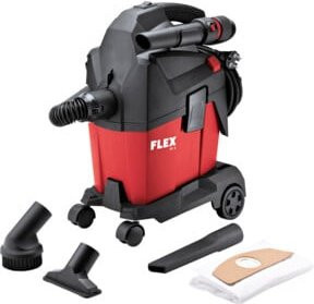 Nilfisk Flex Sauger VC 6 L MC in Rot mit Vliesfiltersäcken und manueller Filterabreinigung, Klasse L - Bild 1