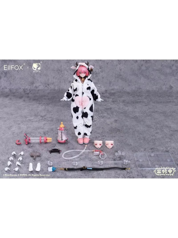 EIIFOX BearPanda MOMO Cow Girl, Action-Modell, Sammlerfigur, 1/8 - Bild 3
