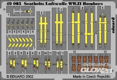 Eduard Sicherheitsgurte Luftwaffe WW.II Bombers - Bild 1