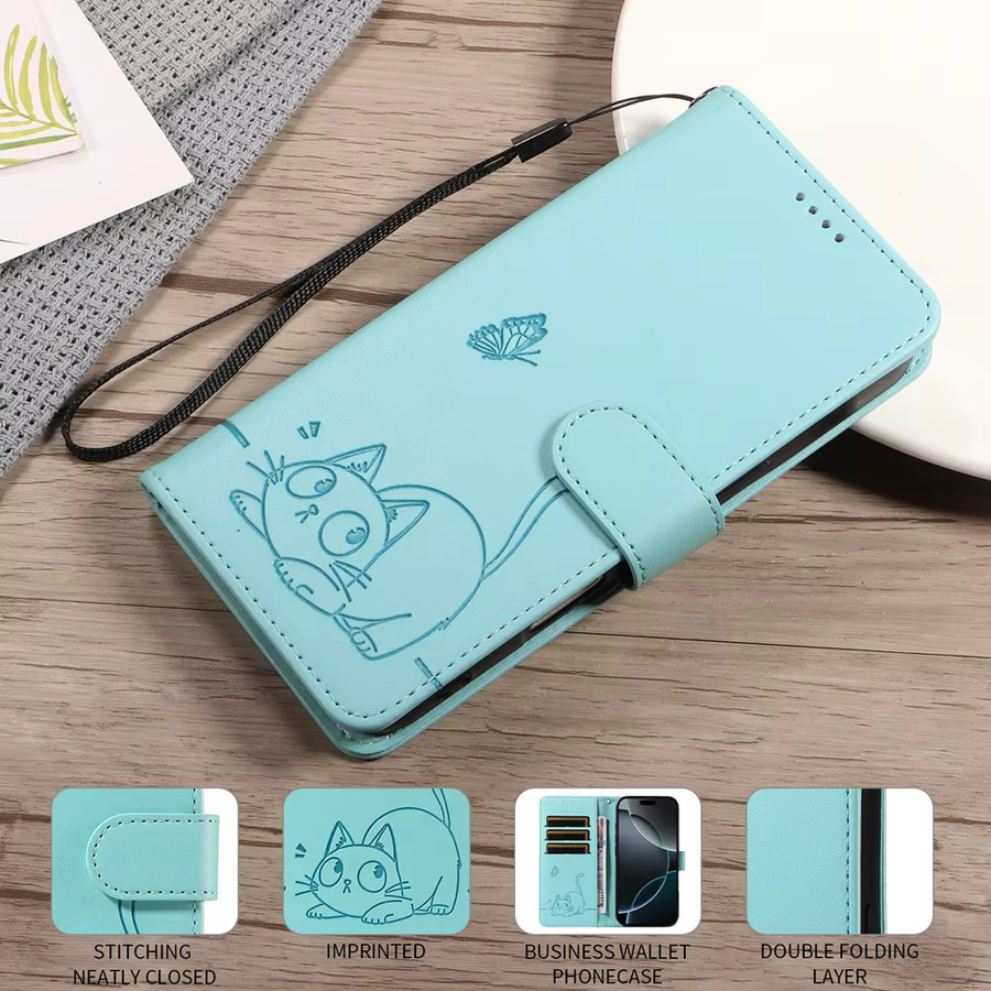 Magnetische Ledertasche für OPPO und Realme Modelle C85 C75 C71 C67 C65 C61 C55 C53 C35 C33 C31 C30 C21 C15 sowie Realme 15 14 12 11 10 9 Pro Plus - Bild 3