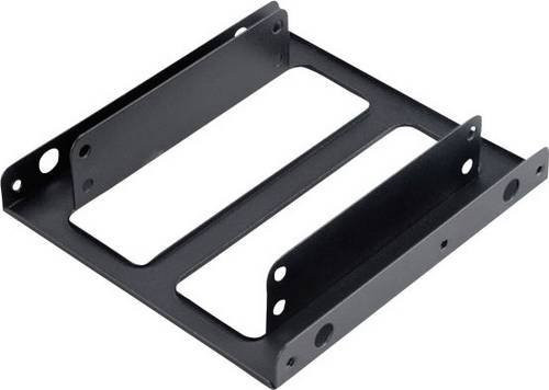 Akasa AK-HDA-03 Festplatten-Einbaurahmen für 3.5 Zoll HDD und 1 x 2.5 Zoll SSD in Schwarz - Bild 1