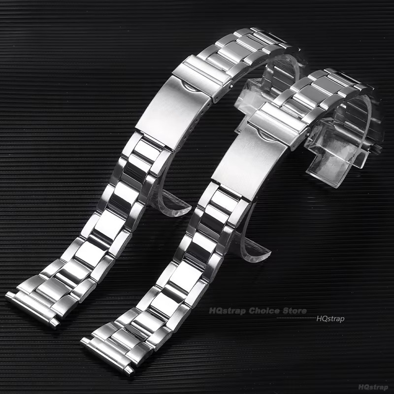 HQstrap Uhrenarmband Edelstahl, Silber, Unisex - Bild 2
