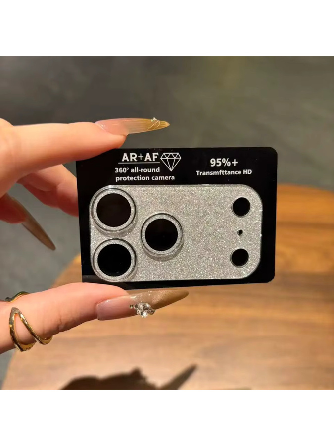 Metall-Kameraschutz für Apple iPhone 17 Pro Max, 16, 15 und 14 Pro Max, transparente Linsenabdeckung aus Legierung und gehärtetem Glas - Bild 3