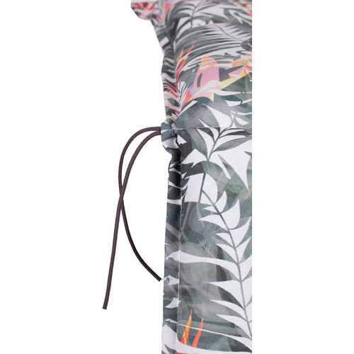 Beo Sitzauflage Hochlehner Tamky 4er Set Weiß mit Blumenmuster B/T/H: 118 x 46 x 8 cm - Bild 3