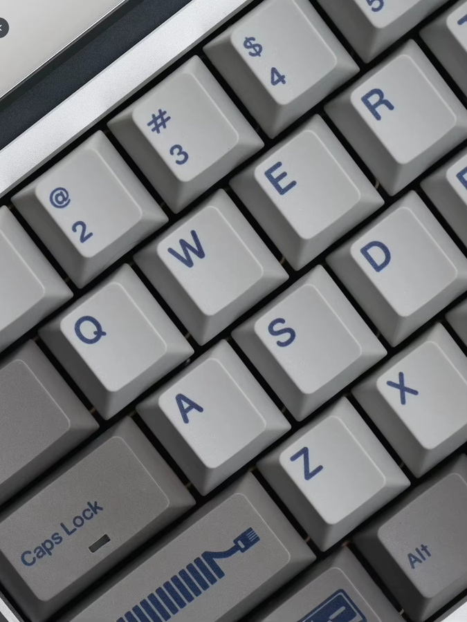 Keebox Shenpo Terminal Thema Tastenkappen Set aus PBT in Grau, Cherry Profil, 147 Tasten für mechanische Tastaturen, Dye-Sub-Verfahren - Bild 3