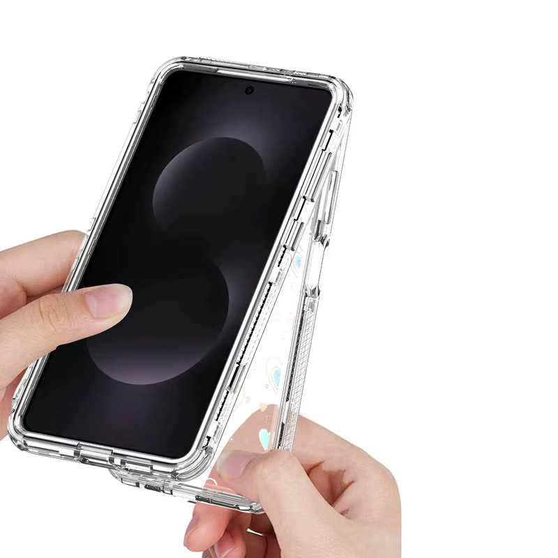 Transparente Schutzhülle für Xiaomi Poco C75, M6, X5 Pro, X7 und C65 mit Laserpapier-Effekt - Bild 4