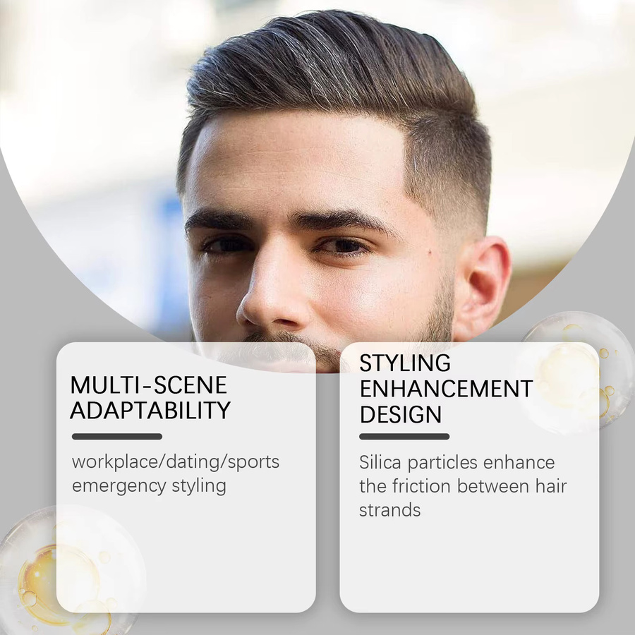 Jaysuing Haar-Styling-Textur-Puder, Herren, für fettiges Haar - Bild 4