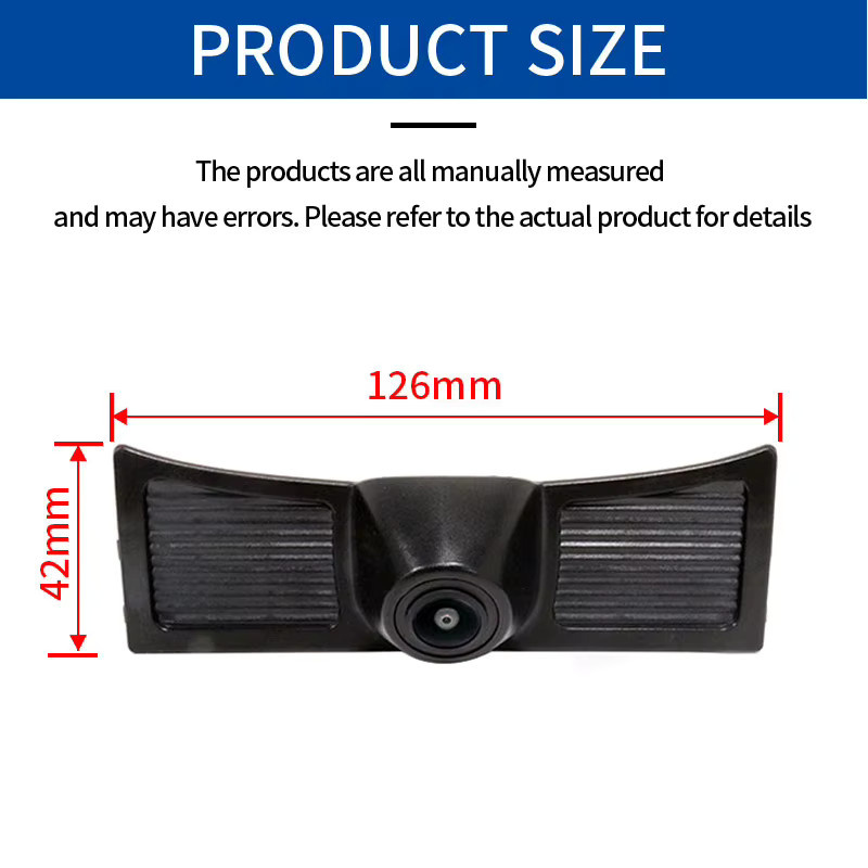 Ahd Auto Frontkamera mit Nachtsicht für Toyota Land Cruiser LC200, Schwarz, wasserdicht - Bild 3