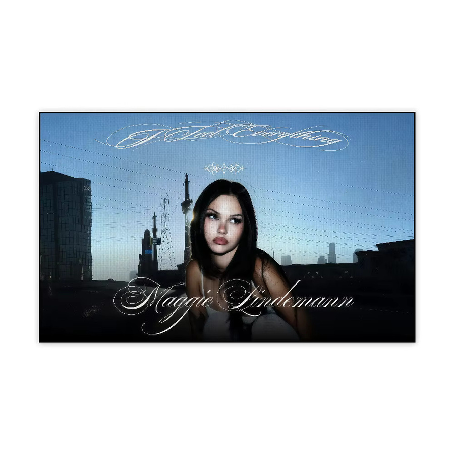 Home Singer Bodenmatte I Feel Everything m-Maggie Lindemann, rechteckiger Teppich in Blau für Schlafzimmer, Badezimmer, Flur und Balkon - Bild 6