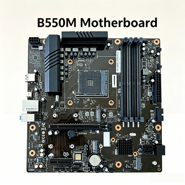 AMD Ryzen 5000 Gaming-Kit mit B550M Micro-ATX Mainboard, DDR4 3200MHz, M.2 NVMe PCIe 4.0 und WiFi, Schwarz - Bild 1