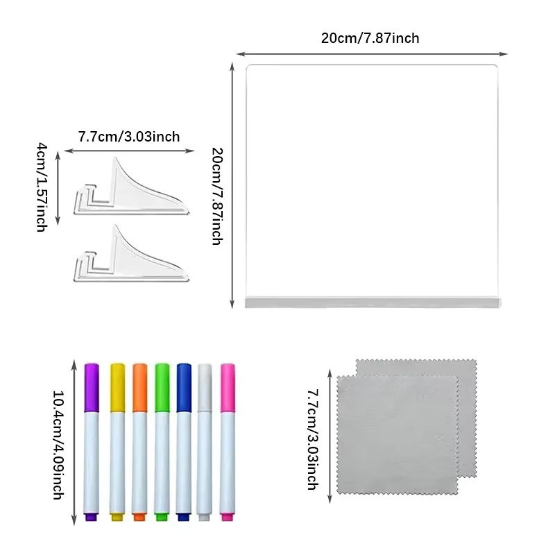CHOUDAO TECH RGB LED Lichtpaneel für den Tisch mit Dimmer und 4 Modi in Multicolour - Bild 2