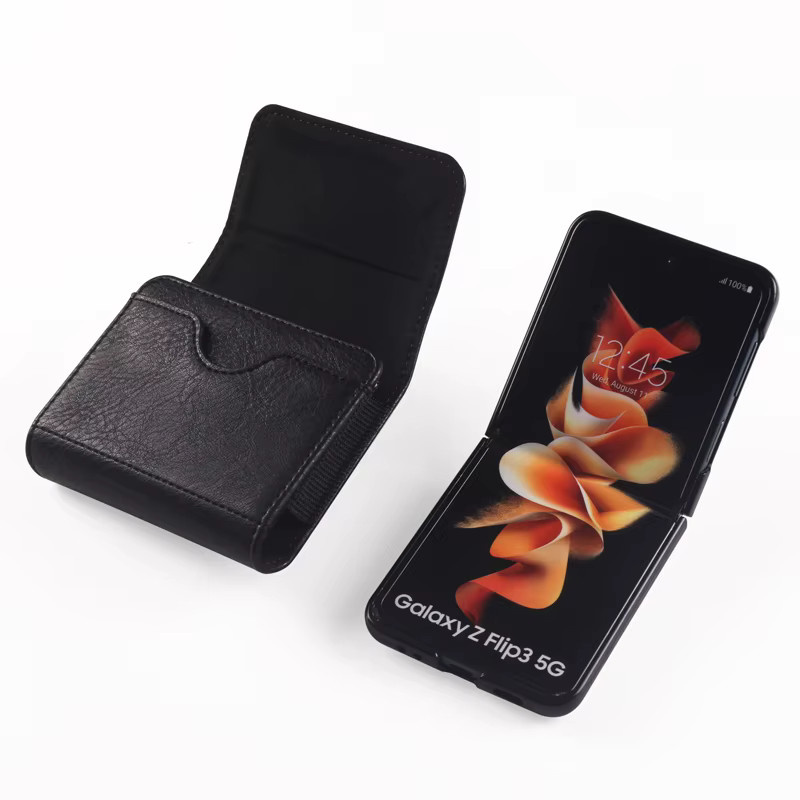 FaLi Qisubao Universelle Hüfttasche in Schwarz für faltbare Smartphones wie Samsung Galaxy Z Flip 7 6 5 4 3 und Motorola Razr 50 50 Ultra 40 40 Ultra - Bild 2