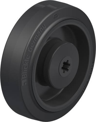 Blickle Schwerlast-Rad POEV 160/20K in Schwarz mit 160 mm Durchmesser und 400 kg Tragfähigkeit - Bild 1
