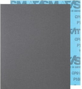 PFERD Schleifbogen BP W SiC180 wasserfest für Lack und Metall, Farbe: Grau, B: 23,0 cm, H: 28,0 cm - Bild 1