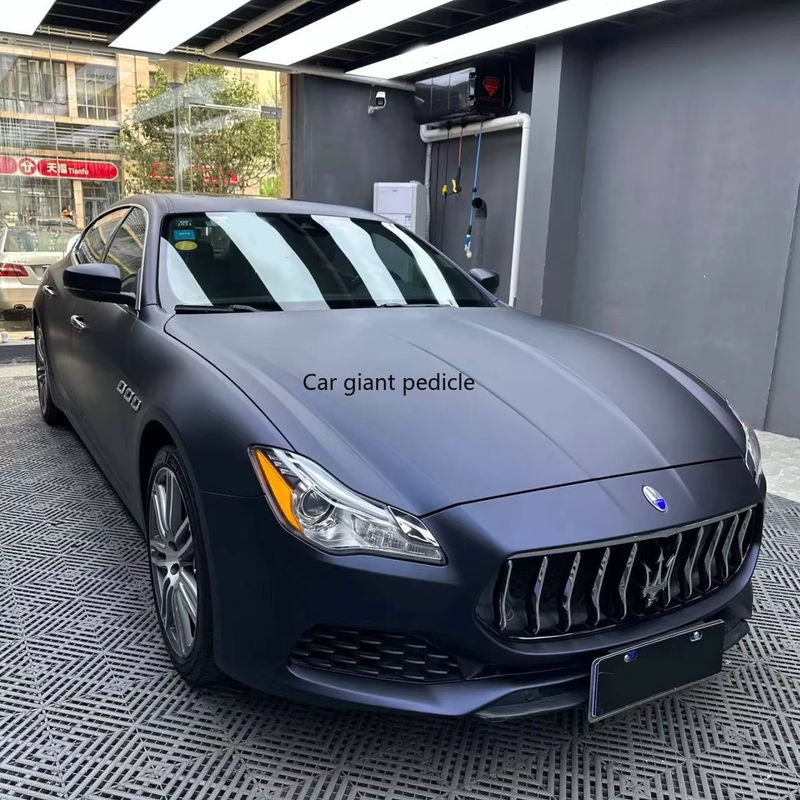 Car Giant Pedicle Vinylfolie in Mattschwarz und Phantom-Blau für dein Auto, Breite: 152 cm, Länge: 17 m - Bild 6