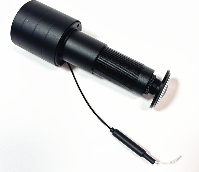 ICSEE WLAN Guckloch-Kamera mit 3 MP HD Auflösung, 170 Grad Weitwinkel, Bewegungserkennung und Autoaufzeichnung in Schwarz - Bild 1