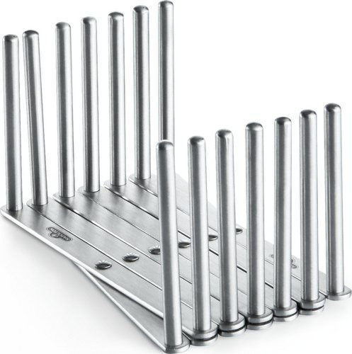 Napoleon Spare-Rib-Halter aus Edelstahl, verstellbar, silberfarben - Bild 1