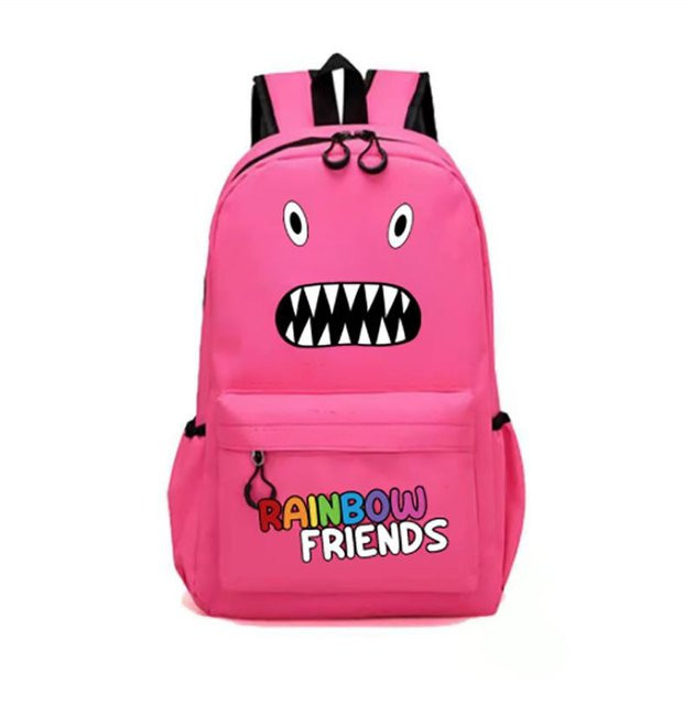 3-teiliges Schulrucksack-Set in Pink aus Oxford-Stoff mit Schultasche und Federmäppchen - Bild 1
