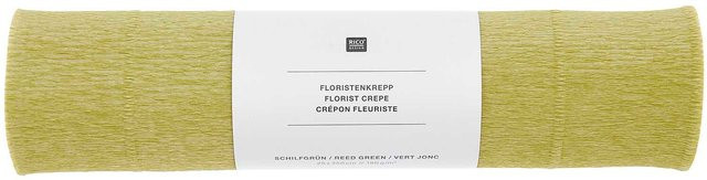 Rico Design Paper Poetry Floristenkrepp in Schilfgrün - Bild 1