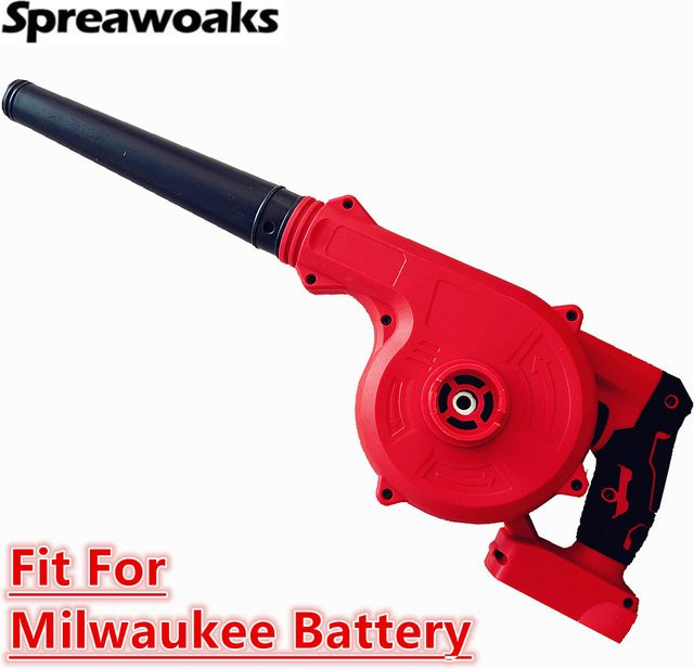 Spreawoaks 2 in 1 Akku-Gebläse und Staubsauger für Milwaukee 18V, Rot - Bild 1