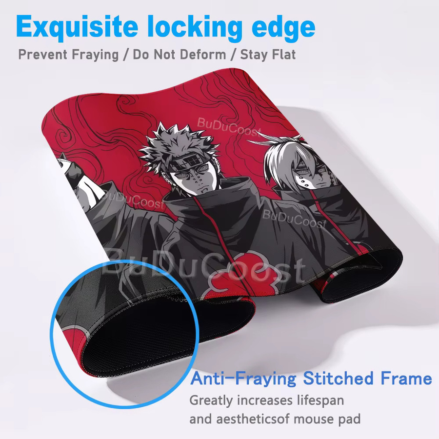 Bandai Akatsuki N-Naruto XXL Mauspad in Multicolour für Gaming und Büro - Bild 3