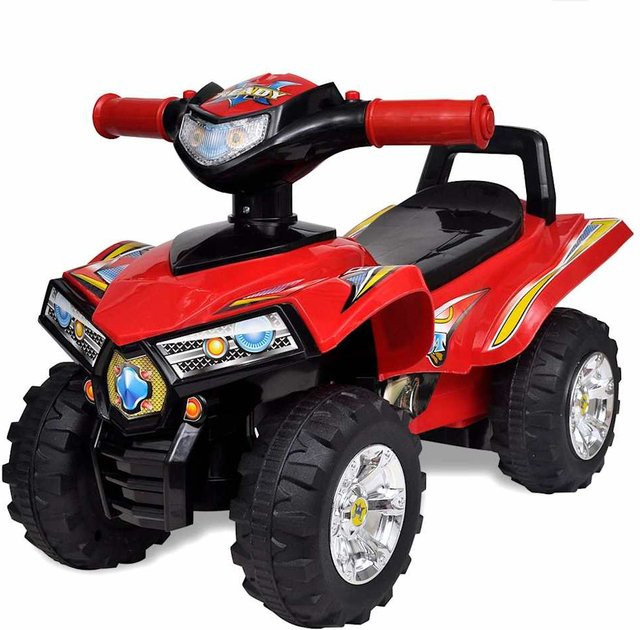 Rotes elektrisches Aufsitz-ATV von VD Home Furnishing für Kinder mit Sound und Lichteffekten - Bild 1