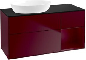 V&B Waschtischunterschrank Finion Wandbeleuchtung in Lackausführung Breite: 120 cm, Tiefe: 50,1 cm - Bild 1