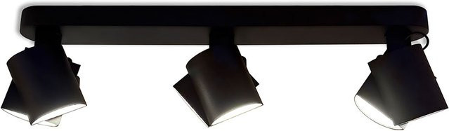 Bopp Select Divido LED-Deckenstrahler 3-flammig in Schwarz, dimmbar und verstellbar, warmweiß (2700K) - Bild 1