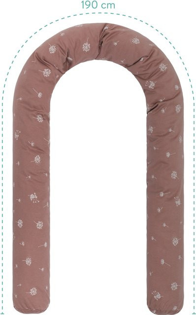 Fillikid Nestchenschlange aus Single-Jersey Baumwolle in Rosa/Pink, Länge: 190 cm - Bild 1