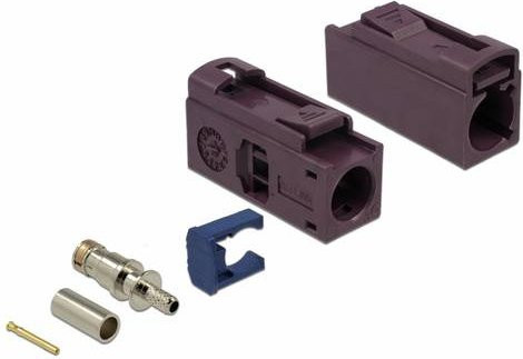 Delock 89688 FAKRA-Steckverbinder in Purple - Bild 1