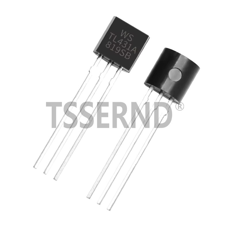 50 Stück TL431A IC-Chipsatz im TO-92 Gehäuse, Farbe: Schwarz - Bild 2