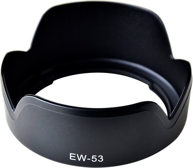 Canon EW 53 Gegenlichtblende für EOS M10 und EF-M 15-45mm f/3.5-6.3 Objektive in Schwarz - Bild 1