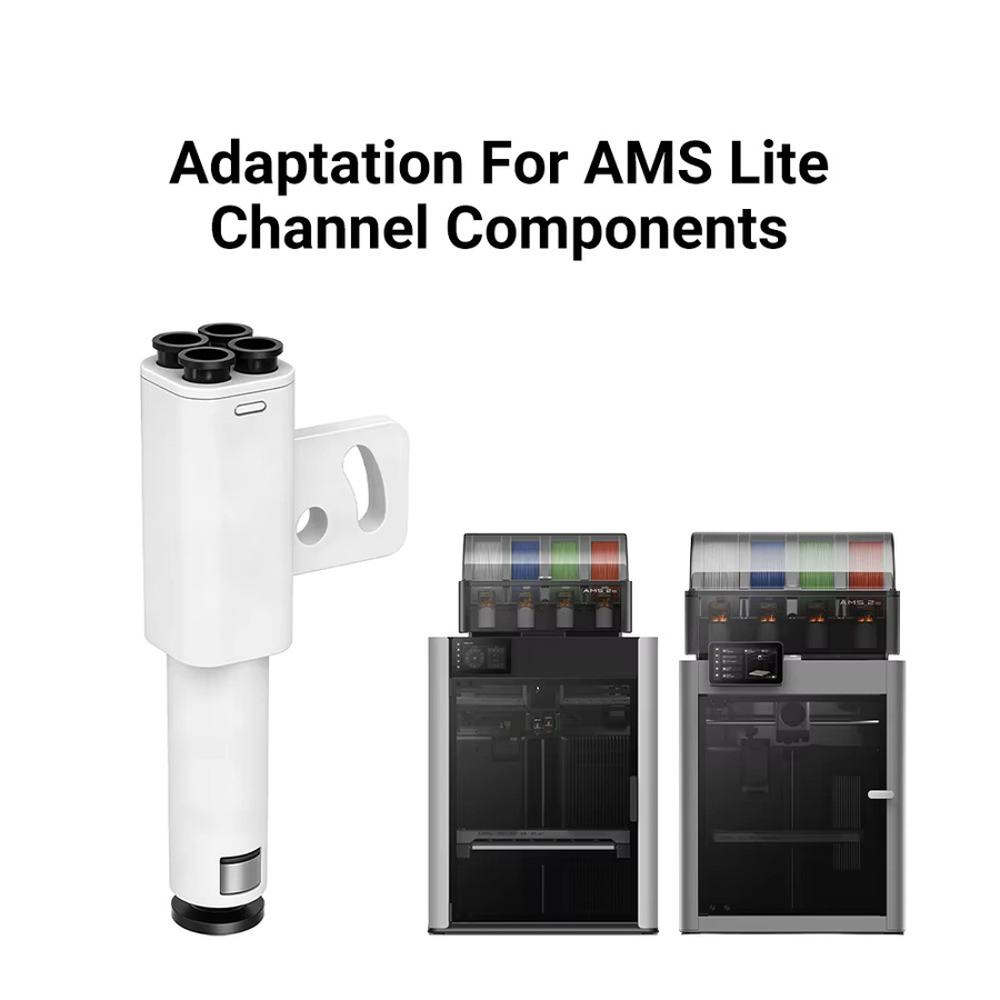 Bambu Lab AMS Lite Filament-Hub für A1, A1 Mini, X1 und P1 Serien zur Unterstützung von Mehrfarbendrucken in Weiß - Bild 1
