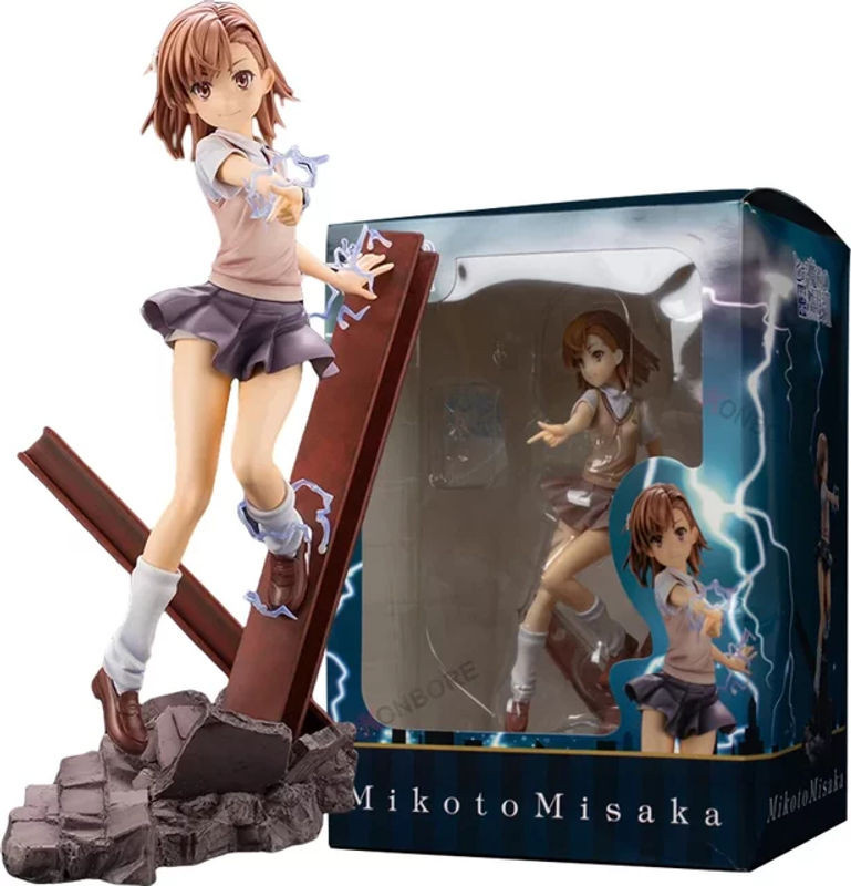 Mikoto Misaka Actionfigur aus ToAru Majutsu no Index von KONBORE, mehrfarbig, Höhe: 26 cm - Bild 1