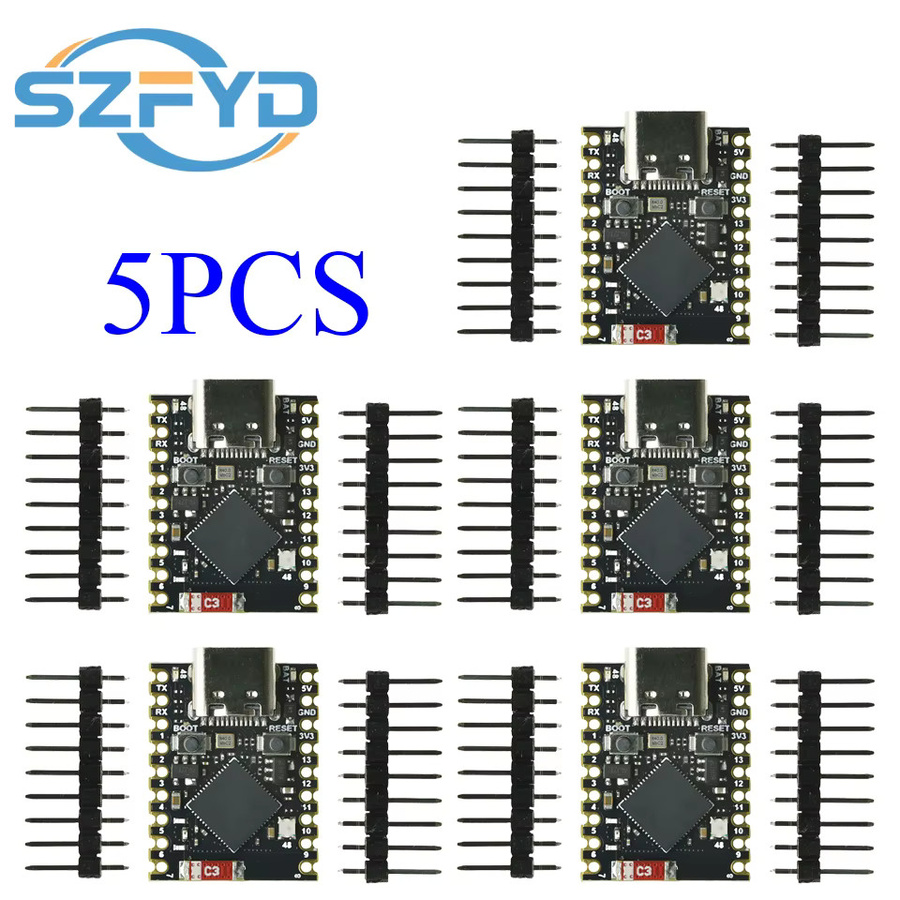 SZFYDOSH ESP32-S3 Supermini Dev Board WiFi Bluetooth 5.0 Wireless-Modul in Schwarz für Arduino und MicroPython - Bild 3