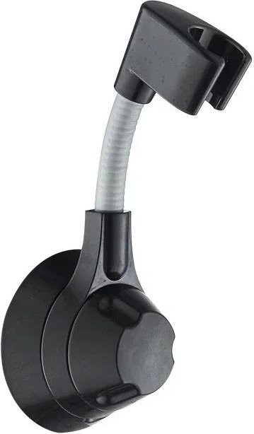 XYNN Saugnapf-Duschhalter in Schwarz, verstellbarer Duschkopfhalter ohne Bohren mit Multi-Winkel-Rotation - Bild 1