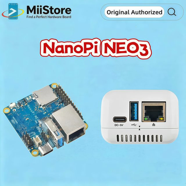 FriendlyElec NanoPi NEO3 Single Board Computer mit 1GB DDR4, RK3328 Cortex A53 64-Bit, unterstützt Ubuntu NEO2 - Bild 1