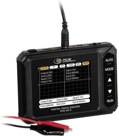 PCE Instruments PCE-OC 3 Digital-Oszilloskop 200kHz 2.5 MSa/s Handgerät in Schwarz - Bild 1