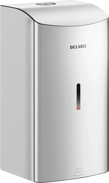 Delabie Elektronischer Flüssigseifenspender aus Edelstahl 1.4301 in Silber hochglanzpoliert - Bild 1