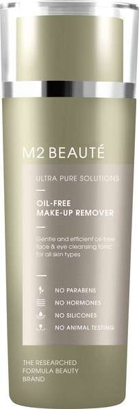 M2Beauté Ultra Pure Solutions Oil-Free Make-Up Remover, Lotion, mit Hyaluronsäure und Peptiden, für empfindliche Haut - Bild 1