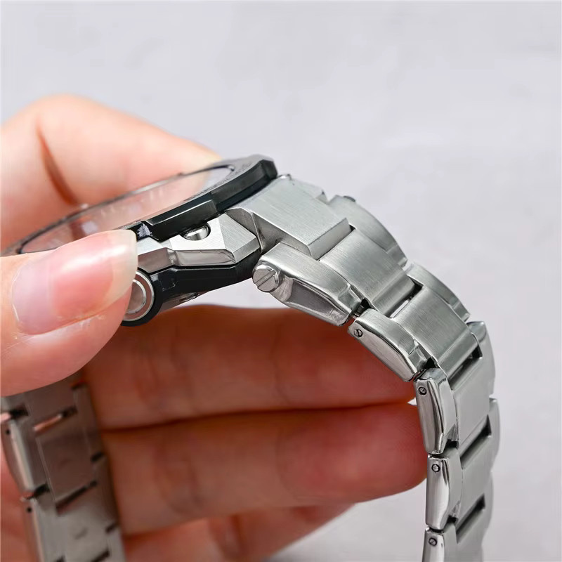 Casio Uhrenarmband Edelstahl, Silber, Herren - Bild 2