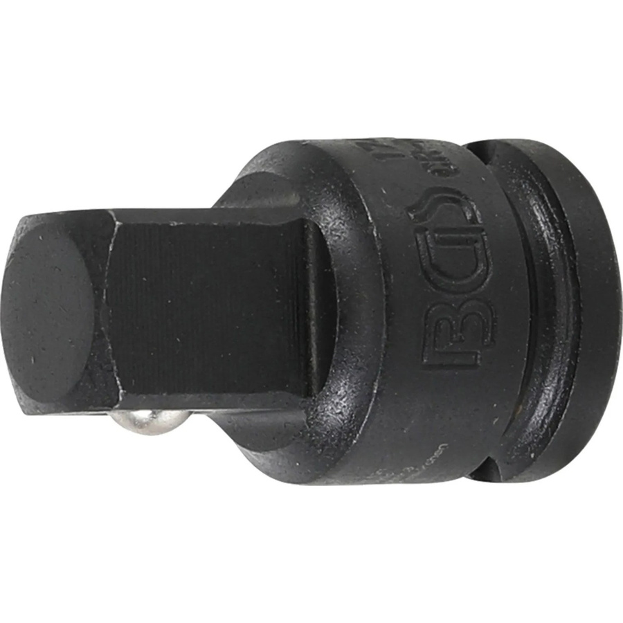 BGS Kraft-Steckschlüssel-Adapter aus Chrom-Molybdän-Stahl mit Innenvierkant 10 mm (3/8 Zoll) und Außenvierkant 12,5 mm (1/2 Zoll) - Bild 2