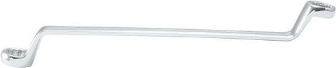 KS Tools CHROMEplus Doppel-Ringschlüssel gekröpft 1/4 Zoll in Silber - Bild 1