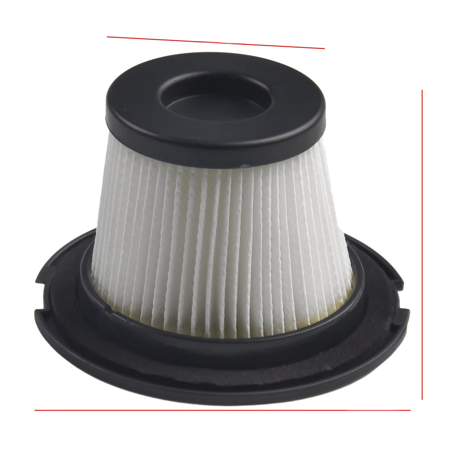 2er-Set Ersatzfilter für H.Koenig UP600 und UP810 Akku-Staubsauger in Weiß von VIBRATITE - Bild 5