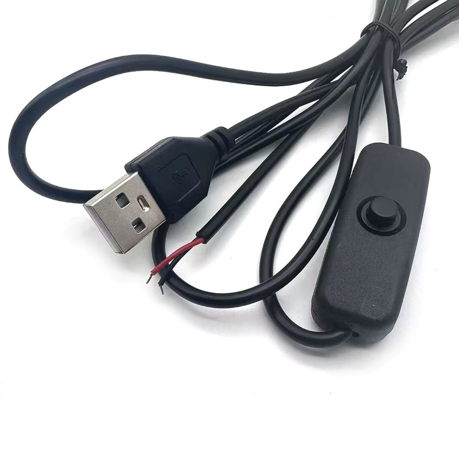 ZHONGSHANQIANYU USB 2.0 A Verlängerungskabel mit Schalter, Schwarz, Länge: 1,5 m - Bild 1